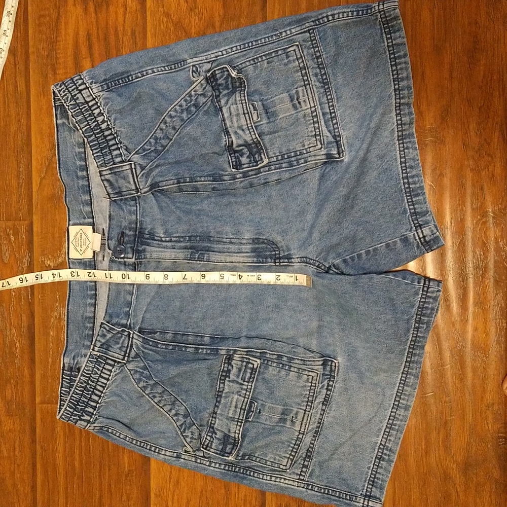 St John's bay men blue jean shorts - Picture 4 of 8